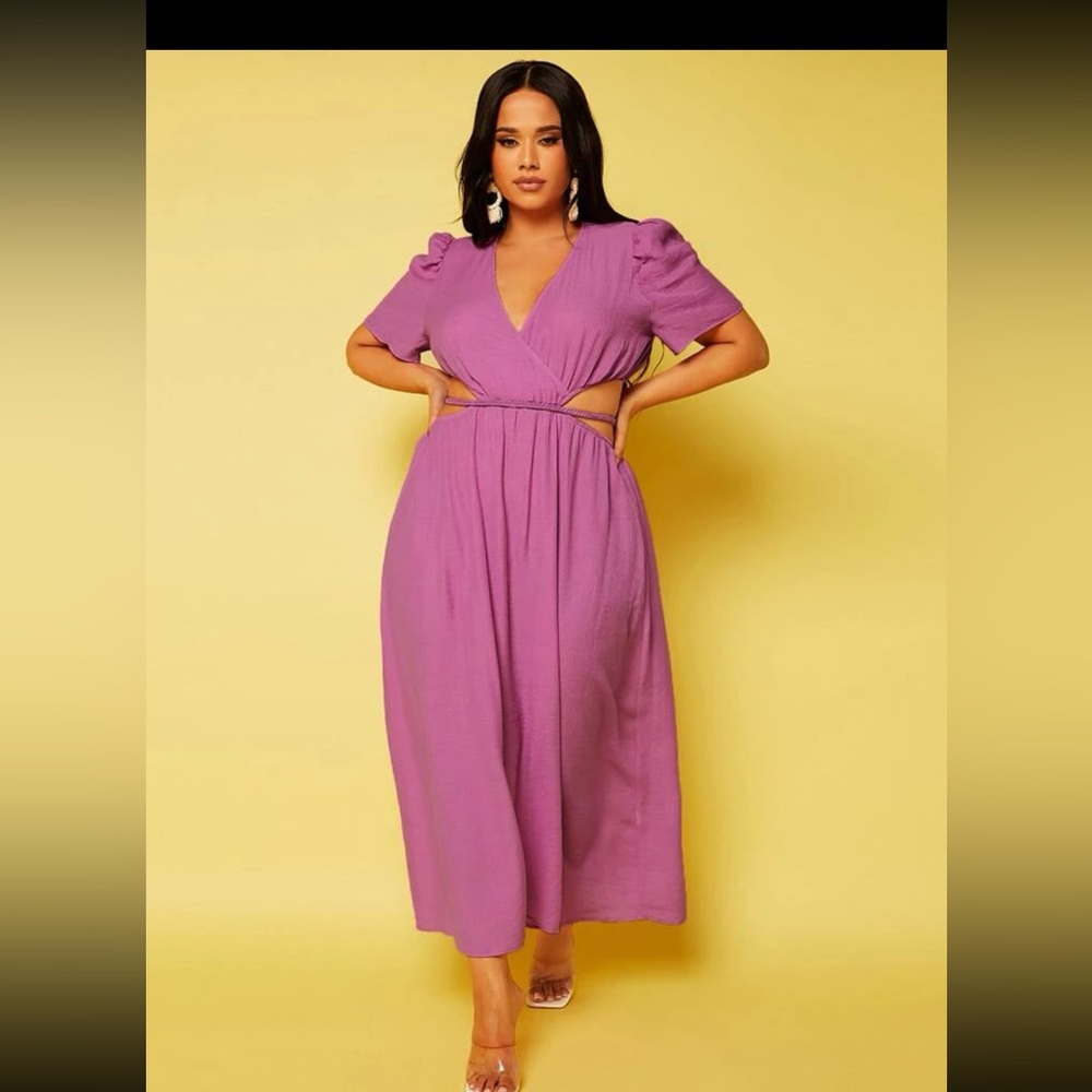 Cutout summer dress